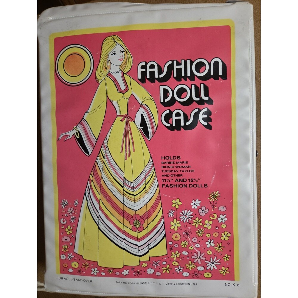 Tara Toy Barbie Clone 1970's Fashion Doll Vinyl Case Vintage